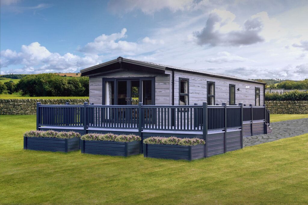 2026 Beverley Norwood Holiday Lodge for Sale with decking in Mid Wales